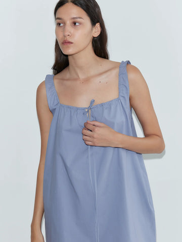 Bow Dress in Iris - Deiji Studios