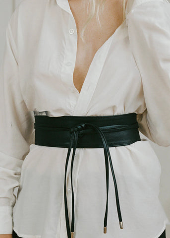 Eladio Belt in Black - Are Studio