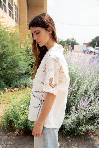 Dinner Party Shirt - M Carleen