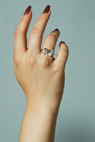 Silver Menage Ring - Faris