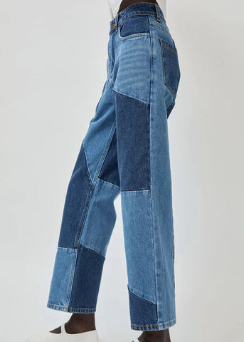 Faye Patchwork Jean - No. 6