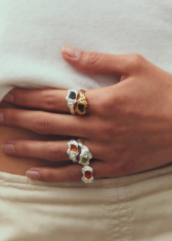 Ola Ring - Sterling Silver - Simuero