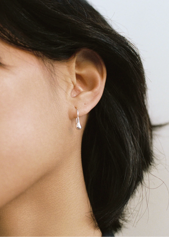 Small Anna Earrings in Silver