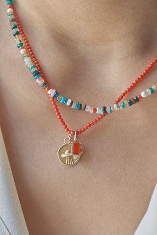 Multi-Opal Strand Necklace