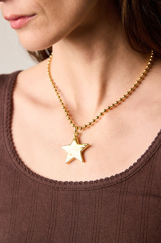 Star Pacha Necklace in Gold - Mondo Mondo
