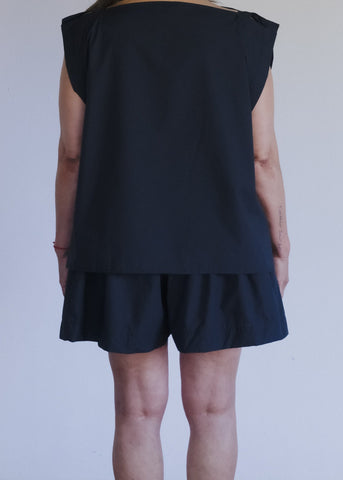 Cable Shorts in Black - Baserange